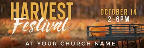 Harvest Festival Pumpkins Banner - Church Banners - Outreach Marketing