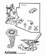 Arizona State Coloring Pages sketch template