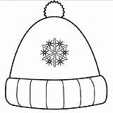 Winter Hat Coloring Pages  sketch template