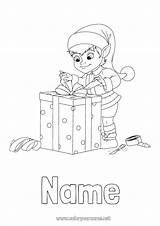 Coloring Page No384  Christmas elves Elves coloring Pages sketch template