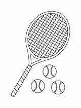 Tennis coloring Pages sketch template