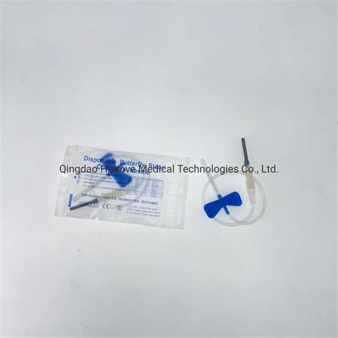 Safety Two-Winged Disposable Butterfly Scalp Vein Set Butterfly Injection Needle - China ...