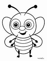 Printable Bee Coloring Pages – 30 Cute Sheets  Easy Peasy And Fun sketch template