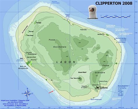 Clipperton Island Map - 10307 -109216 • mappery