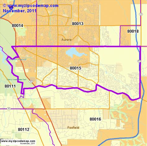 Zip Code Map of 80015 - Demographic profile, Residential, Housing Information etc.