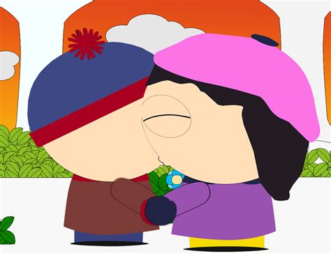 South Park Stan And Wendy Kiss