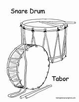 Snare Drum Coloring Page sketch template
