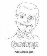 Goosebumps Coloring Pages  Home sketch template