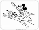 Mickey And Pluto Coloring Pages sketch template