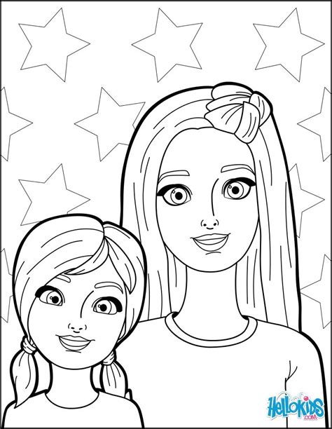 Barbie Sisters Coloring Pages - EssenceropEverett