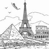 Architecture Coloring Pages  Free & Printable sketch template