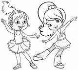 Dance Coloring Pages sketch template