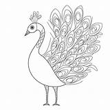 Peacock Pictures To Print Coloring Home sketch template