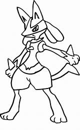 Pokemon Mega Lucario Coloring Pages At GetColoringscom  Free sketch template