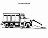 Working Snow Plow Truck Coloring Page  Kids Play Color sketch template