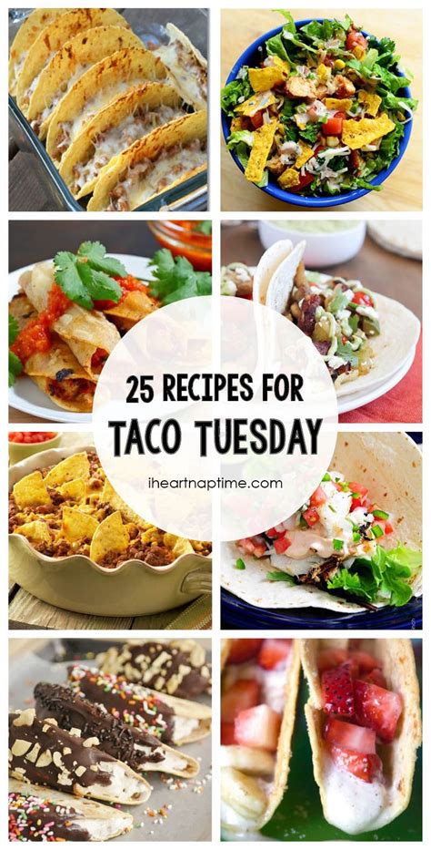 25 delicious recipes to make for Taco Tuesday. This is a must see list! So many yummy recipes ...