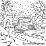 Snow Plow Truck Coloring Pages  Free & Printable sketch template