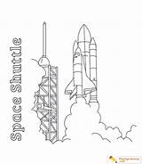 Space Shuttle Coloring Page 01  Free sketch template