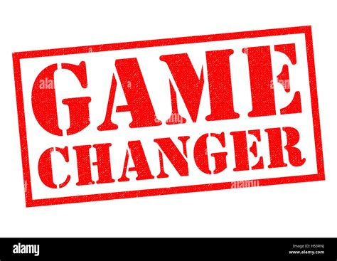 GAME CHANGER red Rubber Stamp over a white background Stock Photo - Alamy