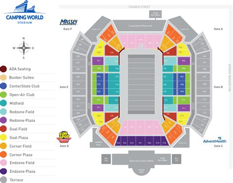 Seating Charts | Camping World Stadium