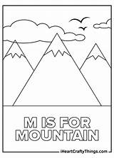 Mountains Coloring Pages 100% Free Printables sketch template