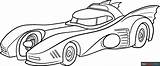 Batmobile Coloring Page  Easy Drawing Guides sketch template