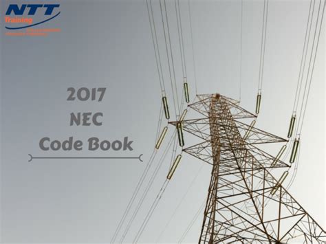 The 2017 NEC® Code Book: A Beginner’s Guide | NTT Training