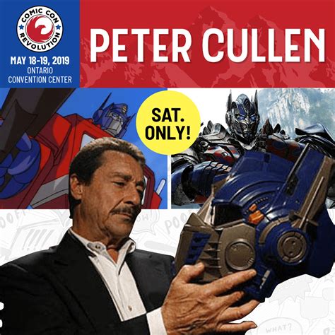 Peter Cullen, Iconic Voice of Optimus Prime, Rolls Out to CCR Ontario 2019 | Convention Scene