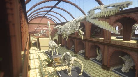 Jurassic Cretaceous Museum - A Dinosaur Fossil Museum! Minecraft Map