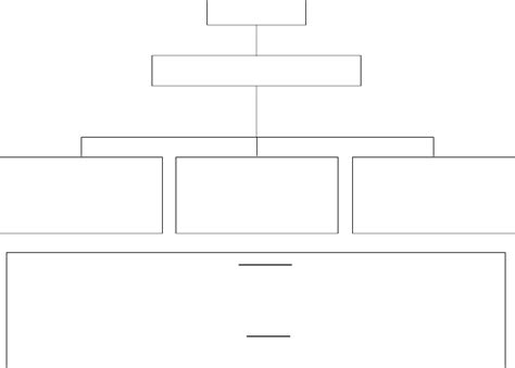 Management Organizational Chart Template