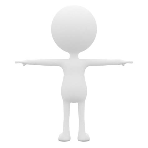 Cartoon White Man Character 3D - TurboSquid 1189045