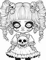 Horror Coloring Pages sketch template