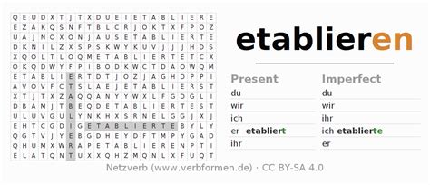 Worksheets German "etablieren" - Exercises, downloads for learning ...