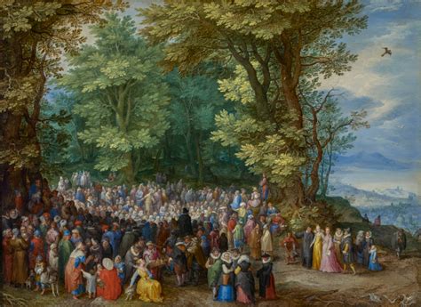 JAN BRUEGEL'S SERMON ON THE MOUNT