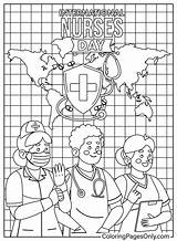 72 Nurse Coloring Pages  ColoringPagesOnlycom sketch template