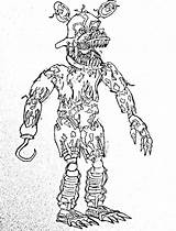 Fnaf 4 Printable Coloring Pages sketch template