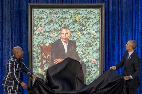 National Portrait Gallery unveils Obama portraits - The Boston Globe