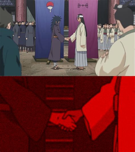 69 Handshake Meme Template Anime