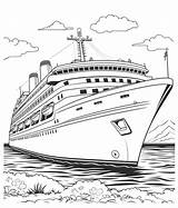 Kids Coloring Pages Cruise Ship At Sasshortblog Blog sketch template
