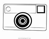 Kodak Camera Coloring Page For Kids  Free Cameras Printable sketch template