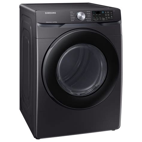 Samsung 7.5 Cu. Ft. Smart Electric Dryer with Sensor Dry in Brushed ...