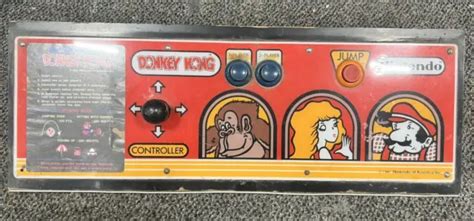 ORIGINAL NINTENDO DONKEY Kong Arcade Control Panel #2 $165.00 - PicClick