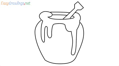 How To Draw Honey Pot Step by Step - [6 Easy Phase] - [Emoji]