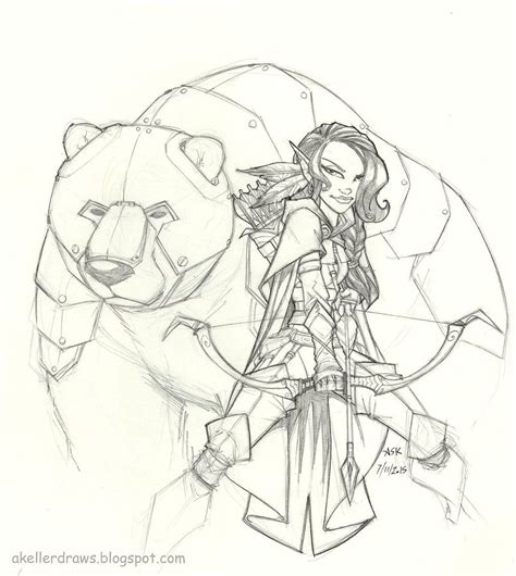 Daily Drawing Vex'ahlia by AndrewScottKeller on DeviantArt | Critical Role Critical Role ...