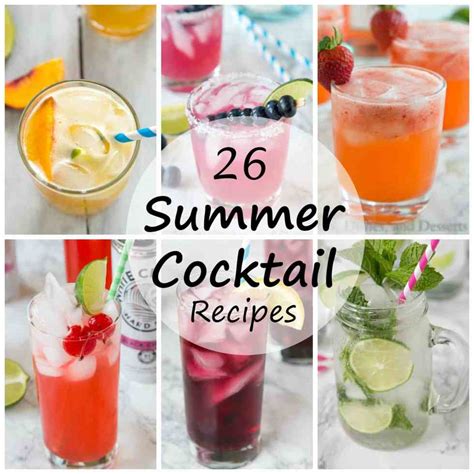 Summer Cocktail Recipes - Dinners, Dishes, and Desserts