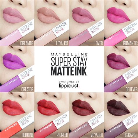 Maybelline Superstay Matte Ink Lipstick Reviews | Lipstutorial.org