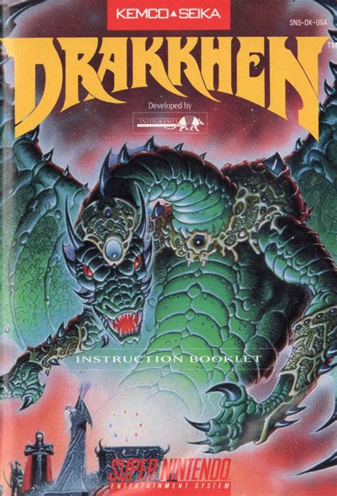 Drakkhen (1991) SNES box cover art - MobyGames