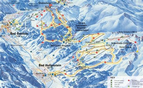 Bad Hofgastein Piste Map | J2Ski