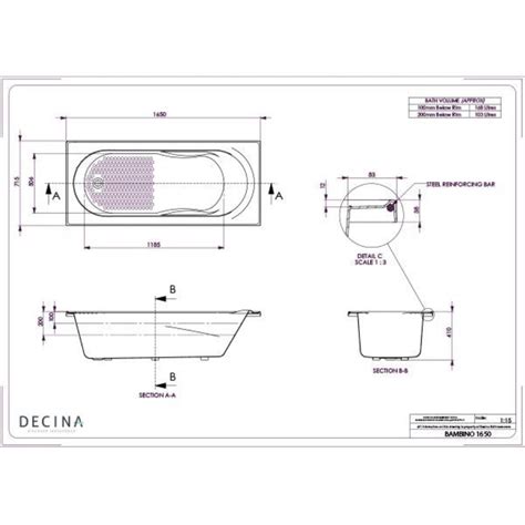 Decina Bambino Inset Bath - Spigot & More