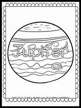 Jupiter Planet Coloring Sheet Pages sketch template